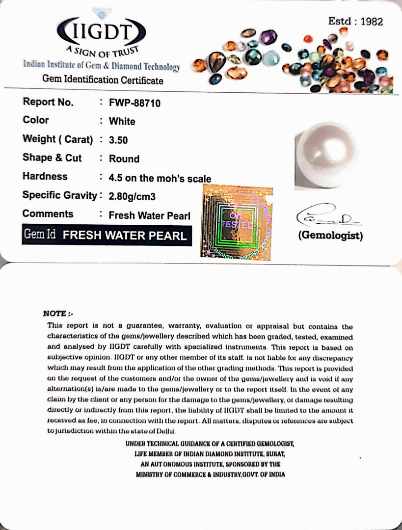 3.50/CT Natura Fresh Water Pearl (277)