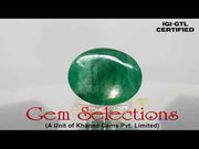 11.82 Ratti Natural Panna Stone With Govt. Lab Certificate (2331)