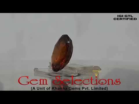 4.96 Ratti Natural Hessonite with Govt. Lab Certificate-(1221)