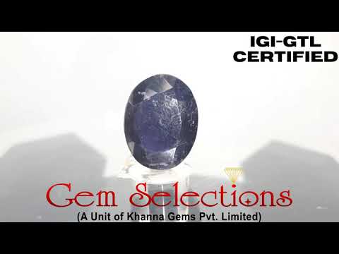 11.11 Ratti Natural Iolite With Govt. Lab Certificate-(1221)