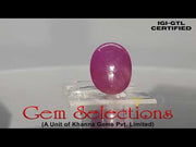 4.68/CT Natural Mozambique Ruby with Govt. Lab Certificate-BLUSA9T
