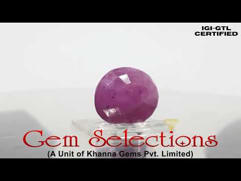 7.84 Ratti Natural Neo Burma Ruby with Govt. Lab Certificate-(4551)