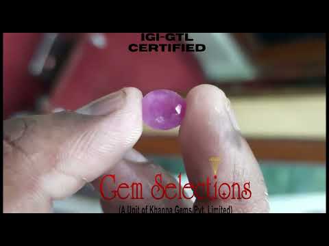 4.67 Ratti Natural Neo Burma Ruby with Govt Lab Certificate-(4551)