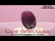 6.28 Ratti Natural Neo Burma Ruby with Govt. Lab Certificate-(3441)