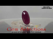 7.78 Ratti Natural Ruby with Govt Lab Certificate-(7881)