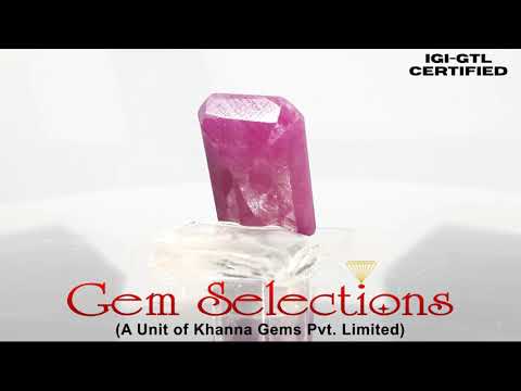 10.31 Ratti Natural new burma Ruby with Govt. Lab Certificate-(2331)