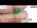 Load image into Gallery viewer, 3.09/CT Natural Panna Stone with Govt. Lab Certificate (8991)
