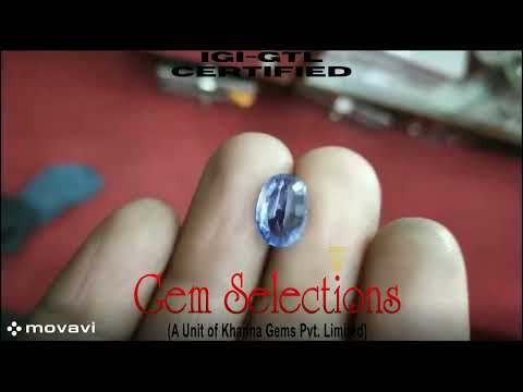 3.11/CT Natural Blue Sapphire with Govt Lab Certificate-BLUSA9W