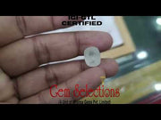 9.04/CT Natural White Sapphire with Govt Lab Certificate(6771)