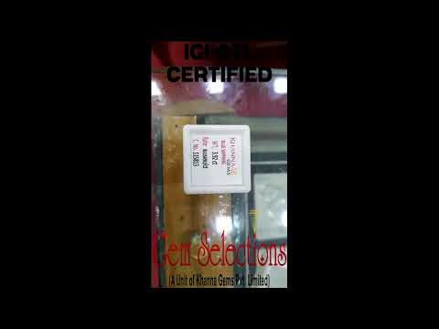 3.92/CT Natural Blue Sapphire With Govt Lab Certificate-BLUSA9U