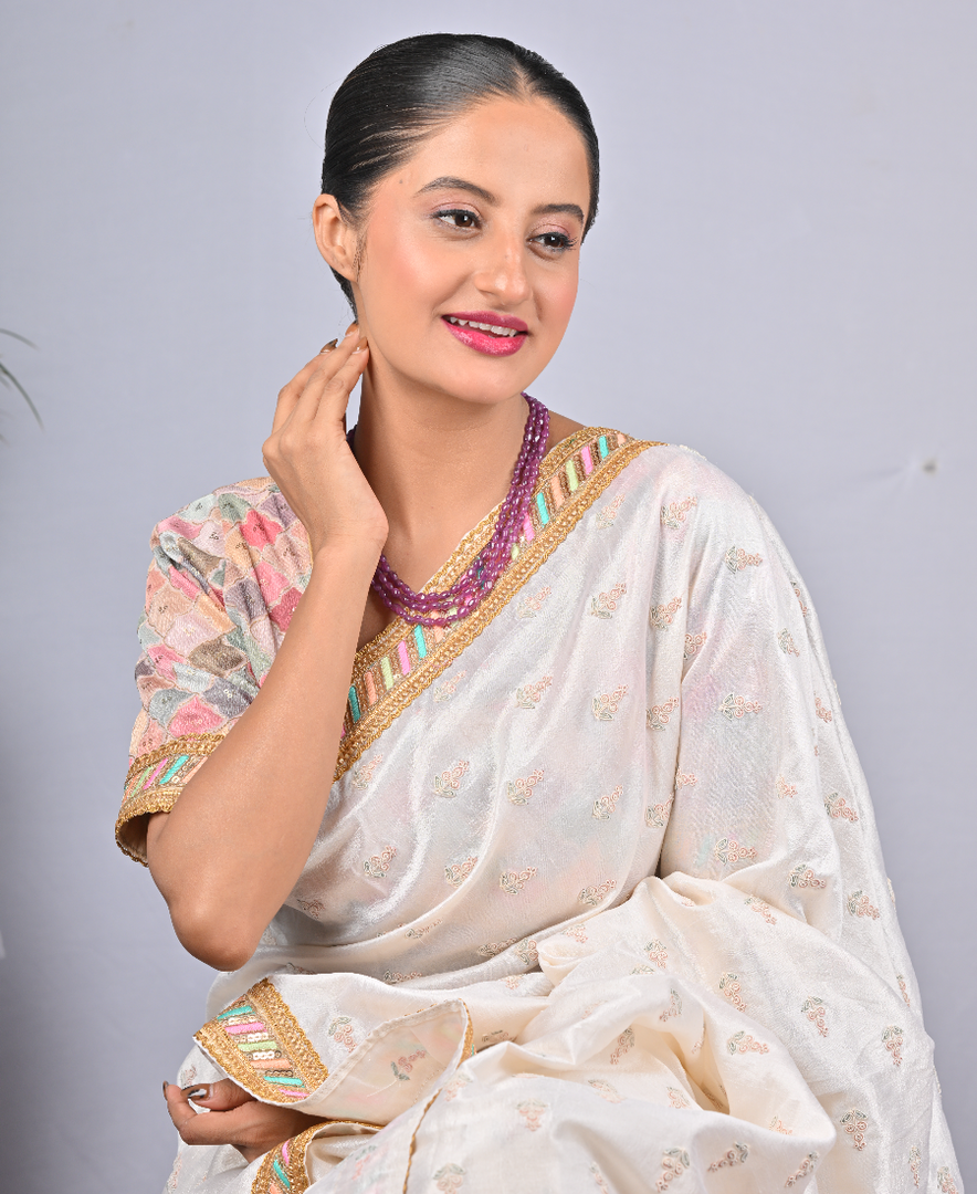 THREE LAYER RUBY BEADS MALA