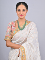 Load image into Gallery viewer, 35/GM FIVE LAYER EMERALD BEADS MALA  (3750)
