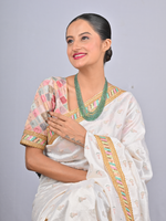 Load image into Gallery viewer, 35/GM FIVE LAYER EMERALD BEADS MALA  (3750)
