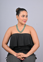 Load image into Gallery viewer, 26/GM FIVE LAYER EMERALD BEADS MALA (3750)
