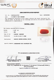 9.55 Ratti Natural italian Oval Moonga (1800)