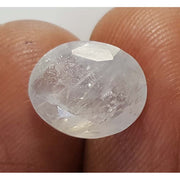 4.39 Ratti Natural White Sapphire with Govt Lab Certificate-(4551)