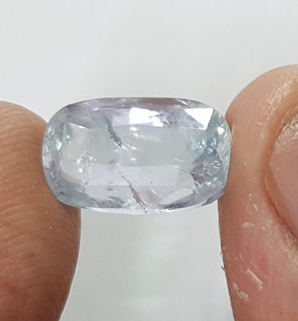 6.65/CT Natural Blue Sapphire with Govt Lab Certificate-BLUSA9U