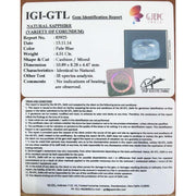 4.51/CT Natural Ceylonese Neelam with Govt Lab Certificate-BLUSA9T