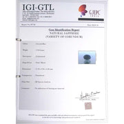 5.54/CT Natural Blue Sapphire with Govt Lab Certificate-2331
