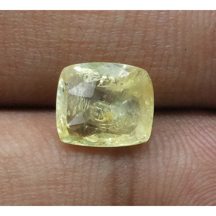 2.85/CT Natural Yellow Sapphire with Govt Lab Certificate-23310