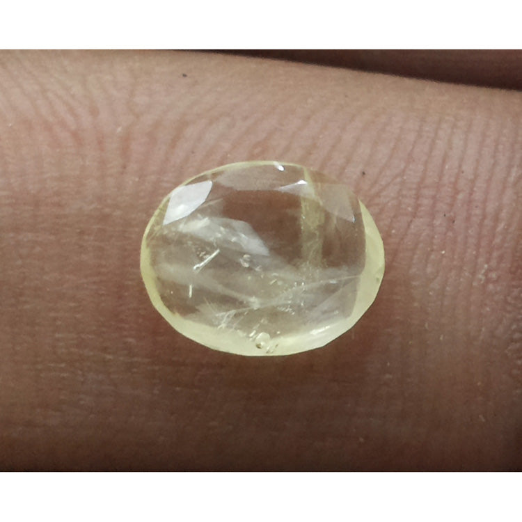 2.06 Ratti Natural yellow sapphire with Govt Lab Certificate-(8100)