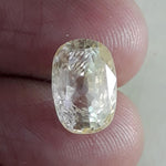 Load image into Gallery viewer, 6.34/CT Natural yellow sapphire with Govt Lab Certificate-56610
