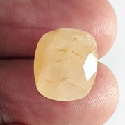 10.81 Ratti Natural yellow sapphire with Govt Lab Certificate-(1221)