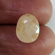4.88 Ratti Natural yellow sapphire with Govt Lab Certificate-(4551)