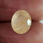 6.70 Ratti Natural yellow sapphire with Govt Lab Certificate-(4100)