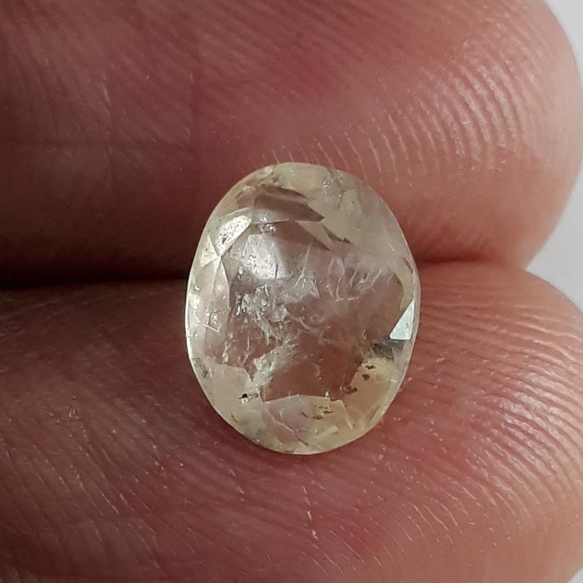 2.98 Ratti yellow sapphire with Govt Lab Certificate-(6771)
