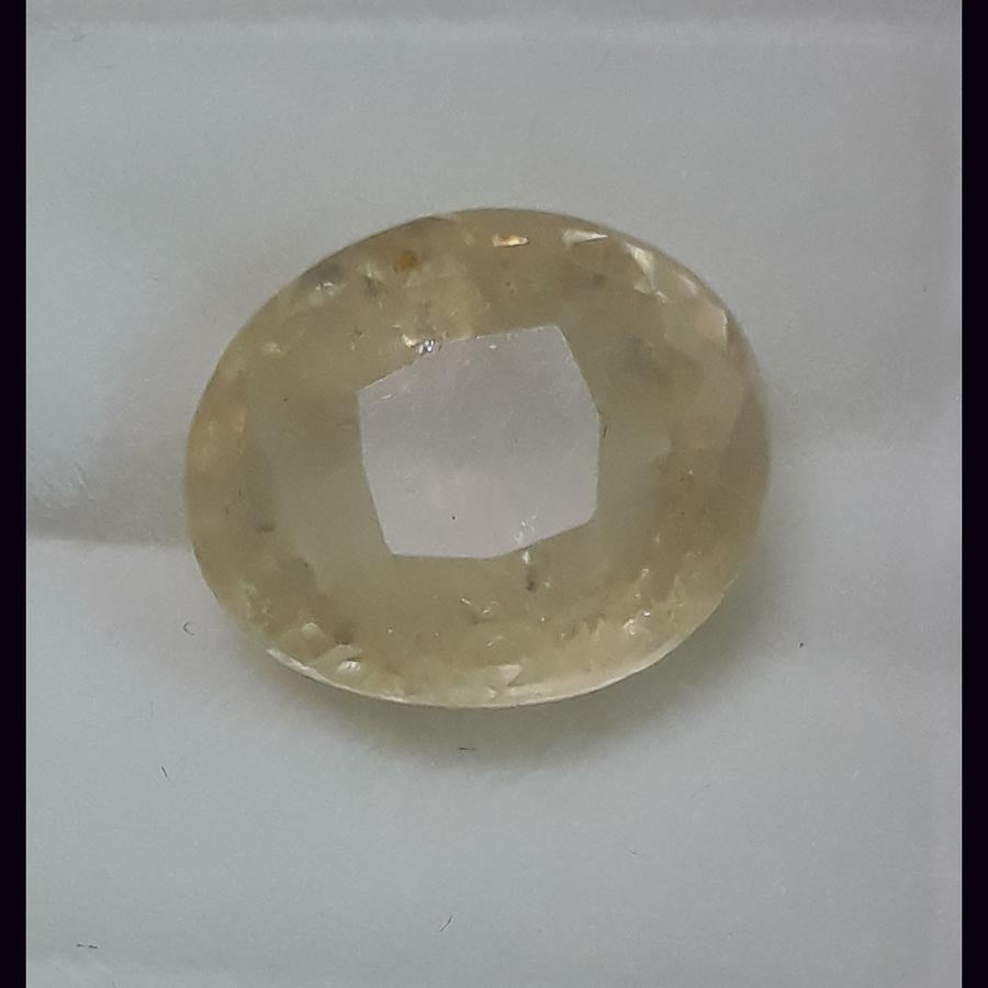 10.06 Ratti Natural yellow sapphire with Govt Lab Certificate-(8991)