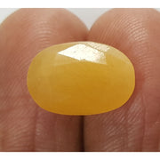 10.14 Ratti Natural Yellow Sapphire With Govt Lab Certificate-(1221)