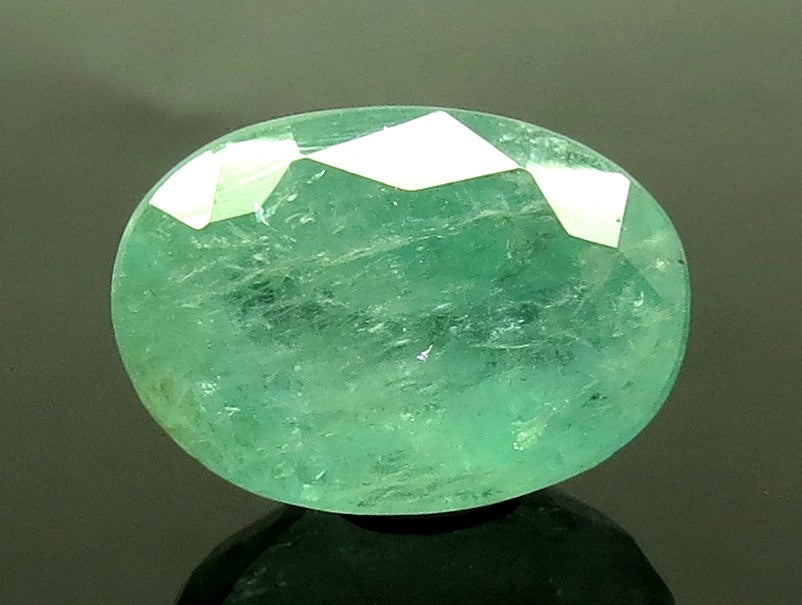 8.29 Ratti Natural Panna stone with Govt. Lab Certified-3441