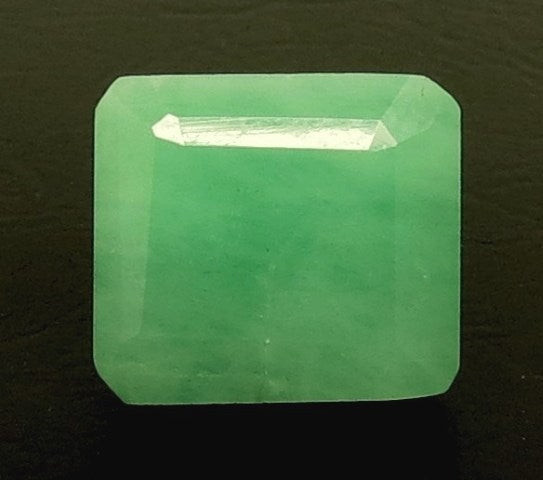 6.46//CT Natural Panna Stone with Govt. Lab Certificate (1221)