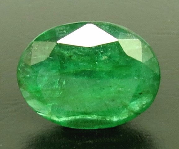 4.84/CT Natural Panna Stone with Govt. Lab Certificate (23310)