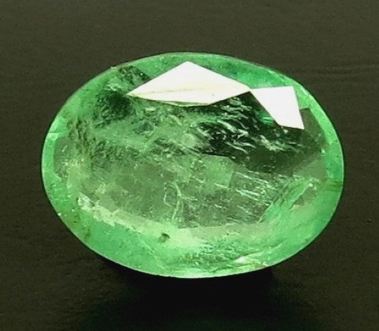 3.13/CT Natural Panna Stone with Govt. Lab Certificate (45510)