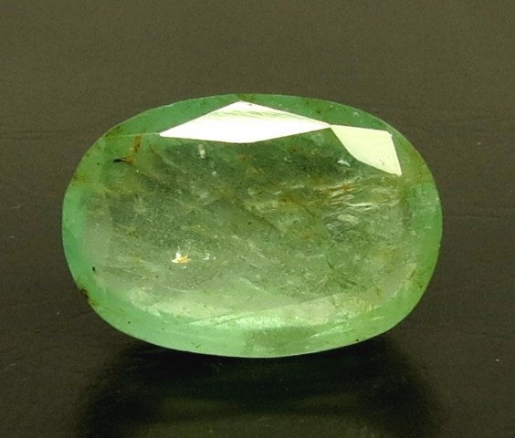 12.93/CT Natural Panna Stone with Govt. Lab Certificate (12210)