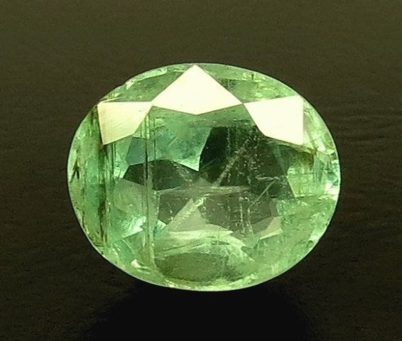 3.09/CT Natural Panna Stone with Govt. Lab Certificate (23310)