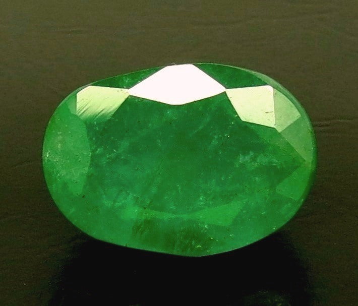 7.45/CT Natural Panna Stone with Govt. Lab Certificate (16650)
