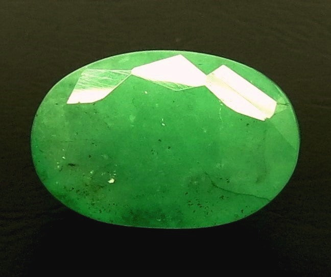 5.86/CT Natural Panna Stone with Govt. Lab Certificate (3441)