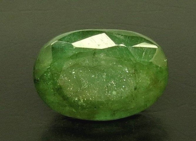 9.24/CT Natural Panna Stone with Govt. Lab Certificate (4551)
