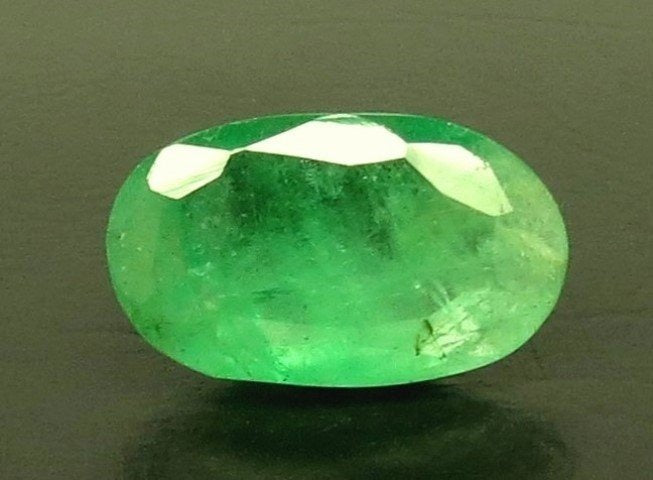 3.62/CT Natural Panna Stone with Govt. Lab Certificate (16650)