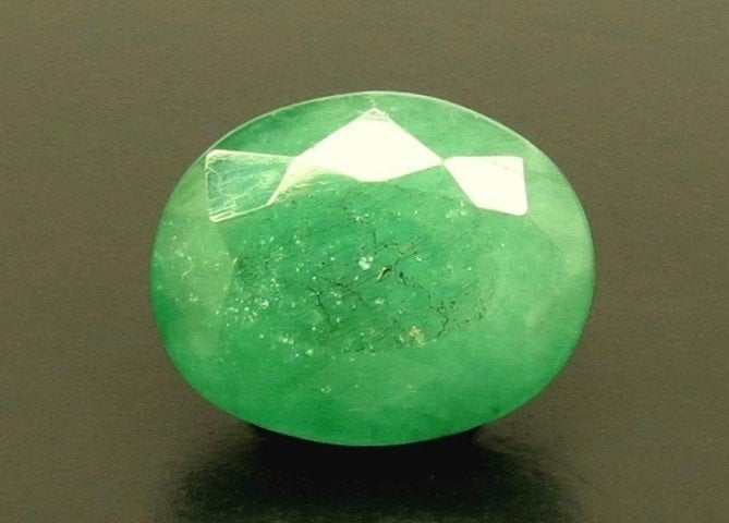 5.80/CT Natural Panna Stone with Govt. Lab Certificate (4551)