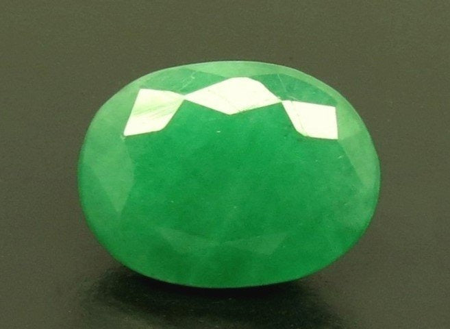 4.06/CT Natural Panna Stone with Govt. Lab Certificate (6771)