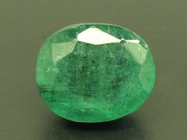 5.75/CT Natural Panna Stone with Govt. Lab Certificate (23310)