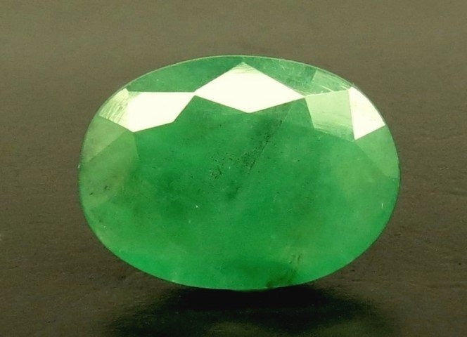 6.66/CT Natural Panna Stone with Govt. Lab Certificate (8991)