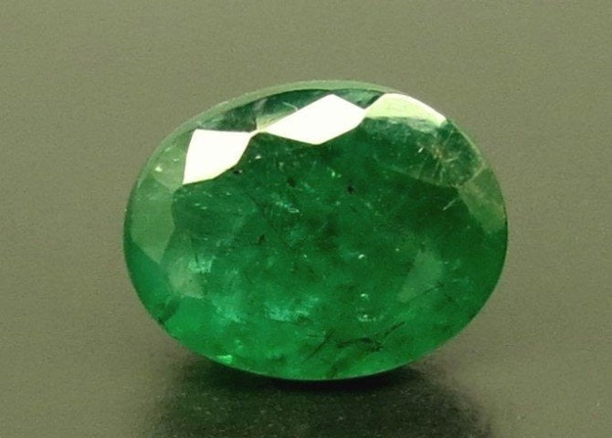 5.48/CT Natural Panna Stone with Govt. Lab Certificate (34410)