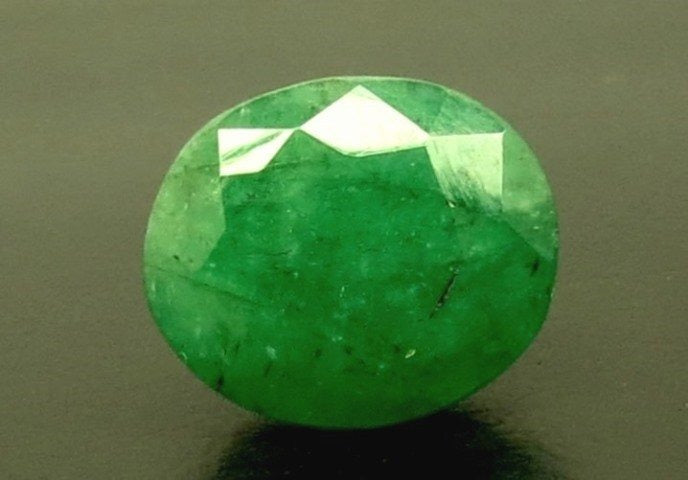 6.42/CT Natural Panna Stone with Govt. Lab Certificate (3441)