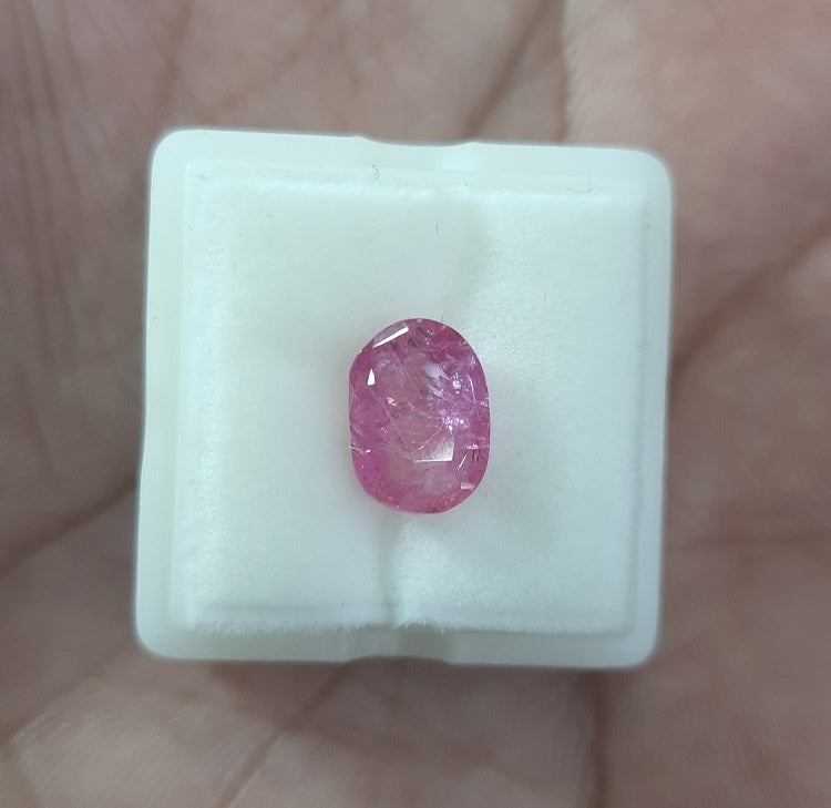 3.84/CT Natural Old Burma Ruby with IIG Govt. Lab Certificate (175000)