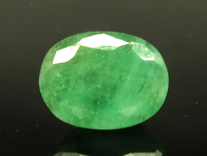 5.86/CT Natural Panna Stone with Govt. Lab Certificate-2331